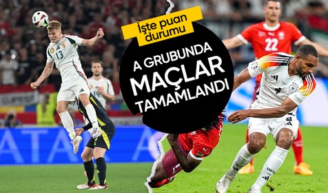 EURO 2024'te A Grubu'nda son maçlar oynandı