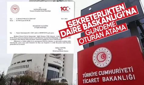 Gündeme oturan atama! Aynur Tuncar bir gecede tıbbi sekreterlikten Ticaret Bakanlığında Daire Başkanlığı'na yükseldi: Vay babo vay!