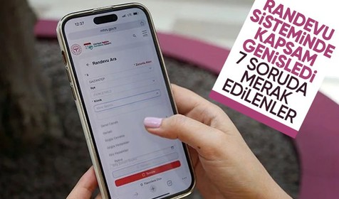 Kontrol amaçlı görüntüleme işlemlerine onaylı randevu dönemi