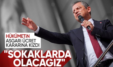 Özgür Özel'den asgari ücrete ara zam yapılmaması kararına tepki: Sokaklarda olacağız