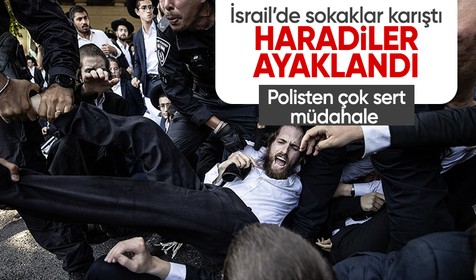 Haradiler, İsrail'deki zorunlu askerlik hizmetini protesto etti