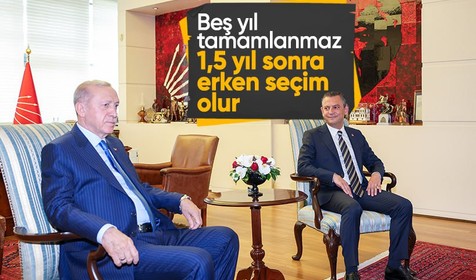 Son Dakika: CHP lideri Özel'den erken seçim açıklaması: 1,5 yıl içinde olası görüyorum