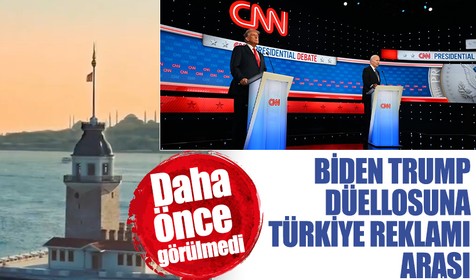 Biden Trump düellosuna Türkiye reklamı arası! Daha önce böylesi görülmedi