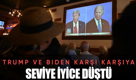 Trump ve Biden karşı karşıya! Amerika seçimi öncesi televizyonda ilk tartışma