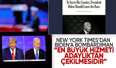 Trump karşılaşmasından sonra ABD basını netleştirdi: Biden gidiyor