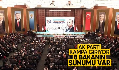 AK Parti kampa giriyor! 8 bakan sunum yapacak!