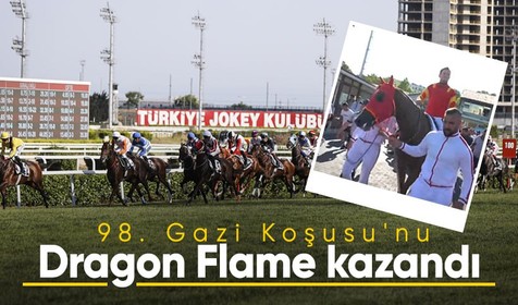 98. Gazi Koşusu'nu Dragon Flame kazandı