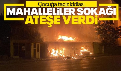 Kayseri'de çocuğa taciz iddiası mahalleyi ayağa kaldırdı