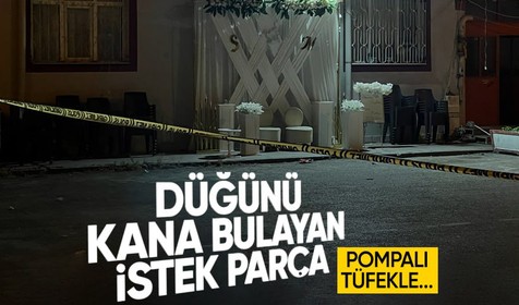 Kayseri'de düğünü kana bulayan istek parça! Pompalı tüfekle saldırdı