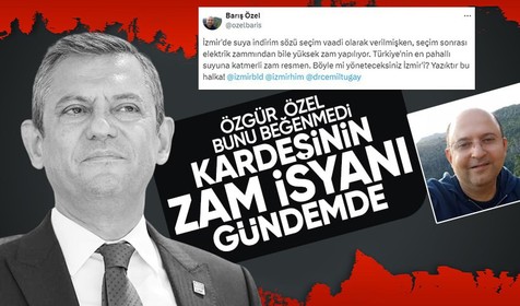 Özgür Özel bunu beğenmedi! Kardeşinden sert çıkış: Böyle mi yöneteceksiniz İzmir'i?