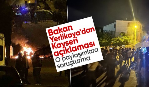 İçişleri Bakanı Ali Yerlikaya'dan Kayseri açıklaması