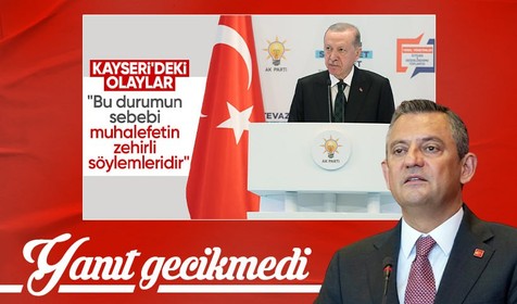 Özgür Özel'den Cumhurbaşkanı Erdoğan'a yanıt: Sorumlusu sensin