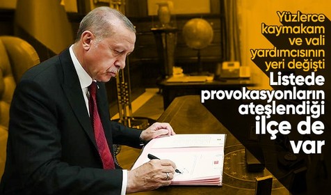Yüzlerce kaymakam ve vali yardımcısının yeri değişti! Listede Melikgazi de var