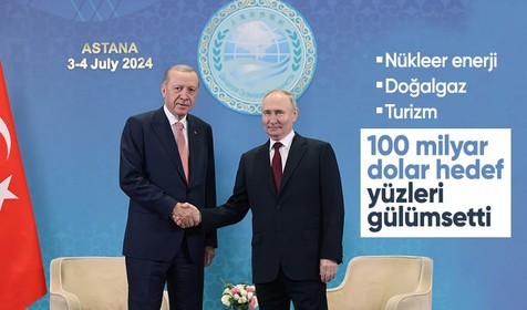 Son Dakika: Astana'da kritik zirve! Cumhurbaşkanı Erdoğan Putin ile bir araya geldi