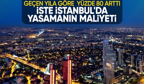 İstanbul Planlama Ajansı'nın verilerine göre megakentte yaşamanın maliyeti aylık 63.524 TL