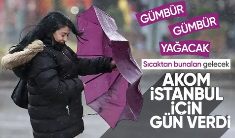 İstanbullular yaşadı! Sağanak yağış geliyor