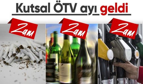 Sigara, alkol ve akaryakıtta ÖTV zammı