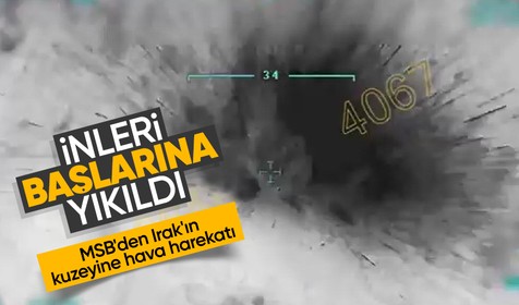 Son Dakika: Irak'ın kuzeyine hava harekatı! 37 terör hedefi imha edildi
