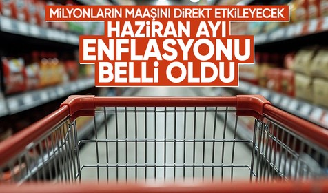 TÜİK Haziran ayı enflasyon verisini açıkladı