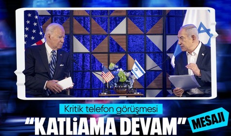 Biden ve Netanyahu'dan 'katliam' konuşması