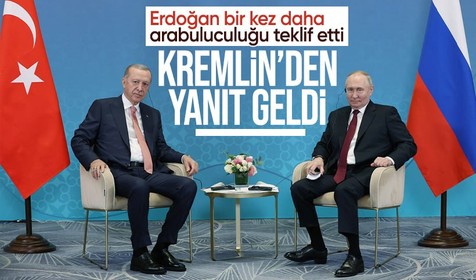 Kremlin: Erdoğan Ukrayna ile yaşanan ihtilafta arabulucu olamaz