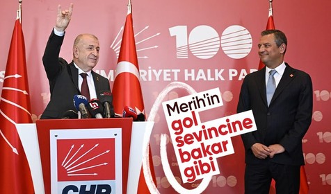 Son Dakika: Ümit Özdağ Özgür Özel'e ziyaretinde UEFA'ya tepki olarak bozkurt işareti yaptı