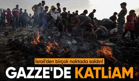 İsrail'den Gazze Şeridi'nin çeşitli noktalarına saldırı