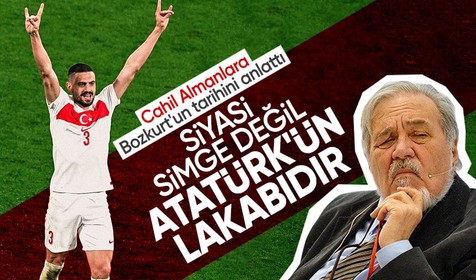 Merih Demiral'ın gol sevinci! İlber Ortaylı: Atatürk'ün lakabı da bozkurttu