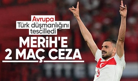 UEFA'dan Merih Demiral'a 2 maç ceza
