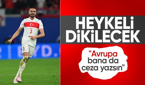 Tanju Özcan, Merih Demiral'ın heykelini dikecek