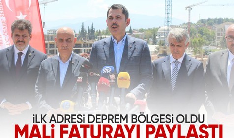 Bakan Kurum: 6 Şubat depreminin mali faturası 104 milyar doları aştı