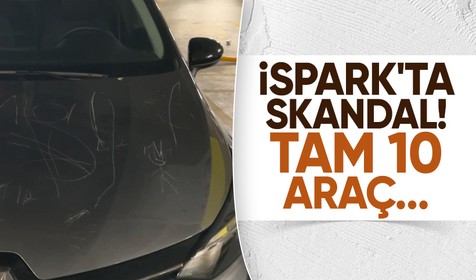 Kadıköy'de kapalı otoparka bırakılan 10 araç vidayla çizilmiş halde bulundu