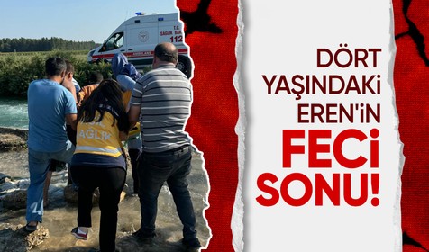 Sulama kanalına girip akıntıya kapılan 4 yaşındaki Eren boğuldu
