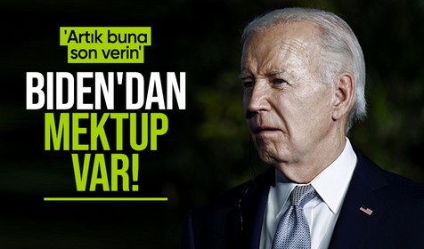 Biden'dan demokratlara sert mektup: Artık buna bir son verin, çekilmiyorum