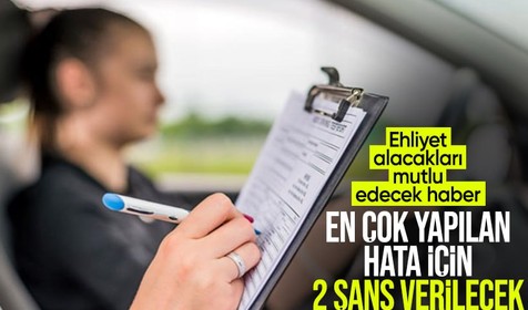 Ehliyet alacaklar dikkat! Direksiyon sınavı değişiyor, en çok yapılan hata için 2 şans verilecek