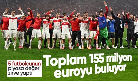 Euro 2024'te başaralı performansları göze çarptı! A Milli Takım'da 5 futbolcunun piyasa değeri zirvede!