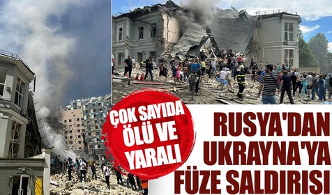 Rusya'dan Ukrayna'ya füze saldırısı! Çok sayıda ölü ve yaralı var