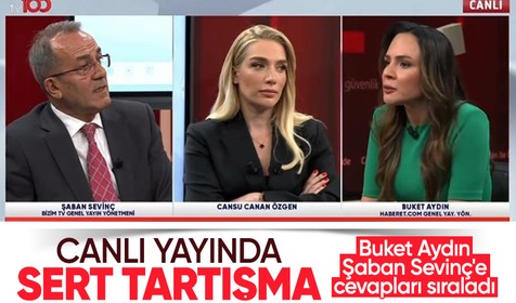 Buket Aydın'ın konuk olduğu canlı yayında sert tartışma
