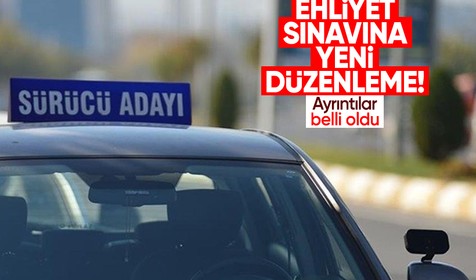 Ehliyet sınavlarına yeni düzenleme: Sınav süresi ve park manevrasında değişiklik