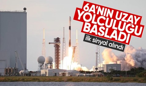 Türkiye’nin yerli haberleşme uydusu Türksat 6A uzaya fırlatıldı! İlk sinyal alındı