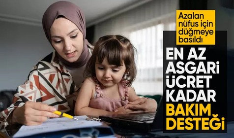 Nüfustaki azalış için 3 çocuklu ailelere en az asgari ücret kadar destek gündemde