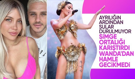 Icardi ile Wanda Nara ayrıldı! Simge'nin paylaşımı ortalığı karıştırdı! Ayrılığın sebebi...