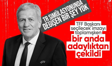Servet Yardımcı TFF adaylığından çekildi