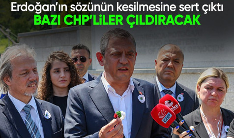Cumhurbaşkanı Erdoğan'ın mesajı yarıda kesildi! Özgür Özel sert çıktı: Bizim Cumhurbaşkanı'mız...