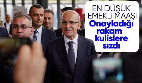 En düşük emekli maaşı için Bakan Şimşek'in onayladığı rakam belli oldu