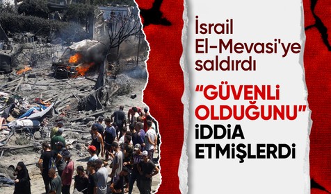 İsrail ordusu El Mevasi bölgesine saldırı düzenledi! Saldırıda en az 50 kişi hayatını kaybetti