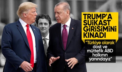 Cumhurbaşkanı Erdoğan Trump'a suikast girişimini kınadı: ABD halkının yanında olacağız