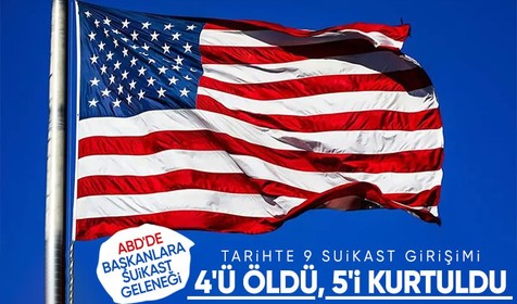 Donald Trump, ülke tarihinde saldırıya uğrayan başkanlar ve başkan adayları arasına eklendi