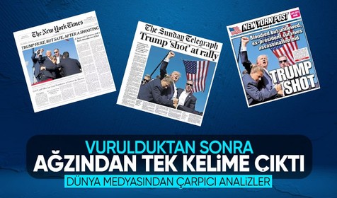 Donald Trump vurulduktan sonra ağzından tek kelime çıktı! Dünya medyasından çarpıcı analizler
