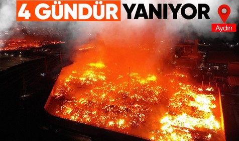 Aydın'daki kağıt fabrikası 4 gündür yanıyor!